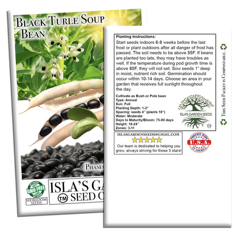 Isla's Garden Seeds bush-or-pole-growth demonstrates versatile growth options.