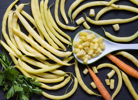 Isla's Garden Seeds Cherokee Wax Beans great for steaming or stir-fry