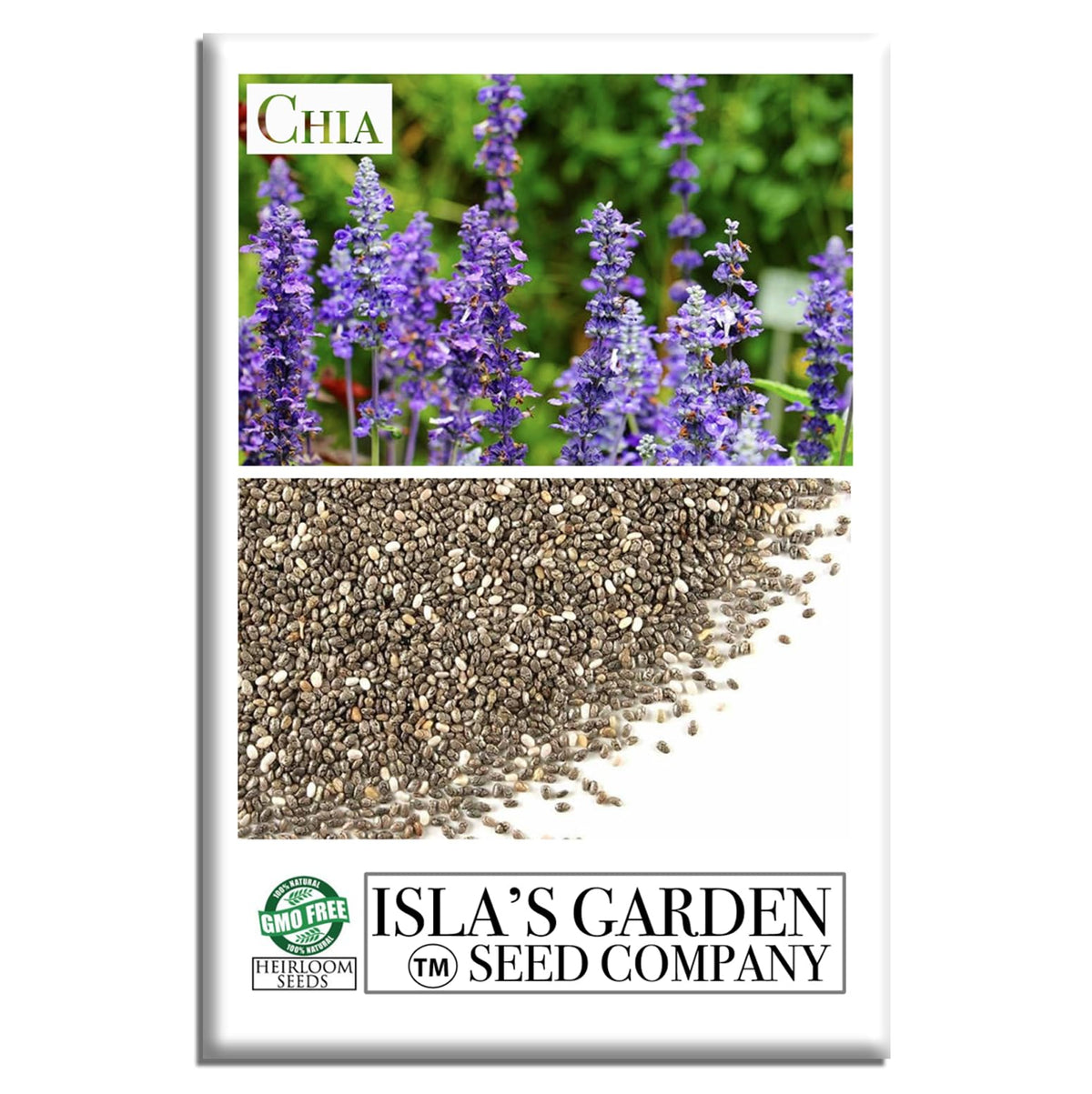 Isla's Garden Seeds chia seeds for planting pack easy start for vibrant home gardens