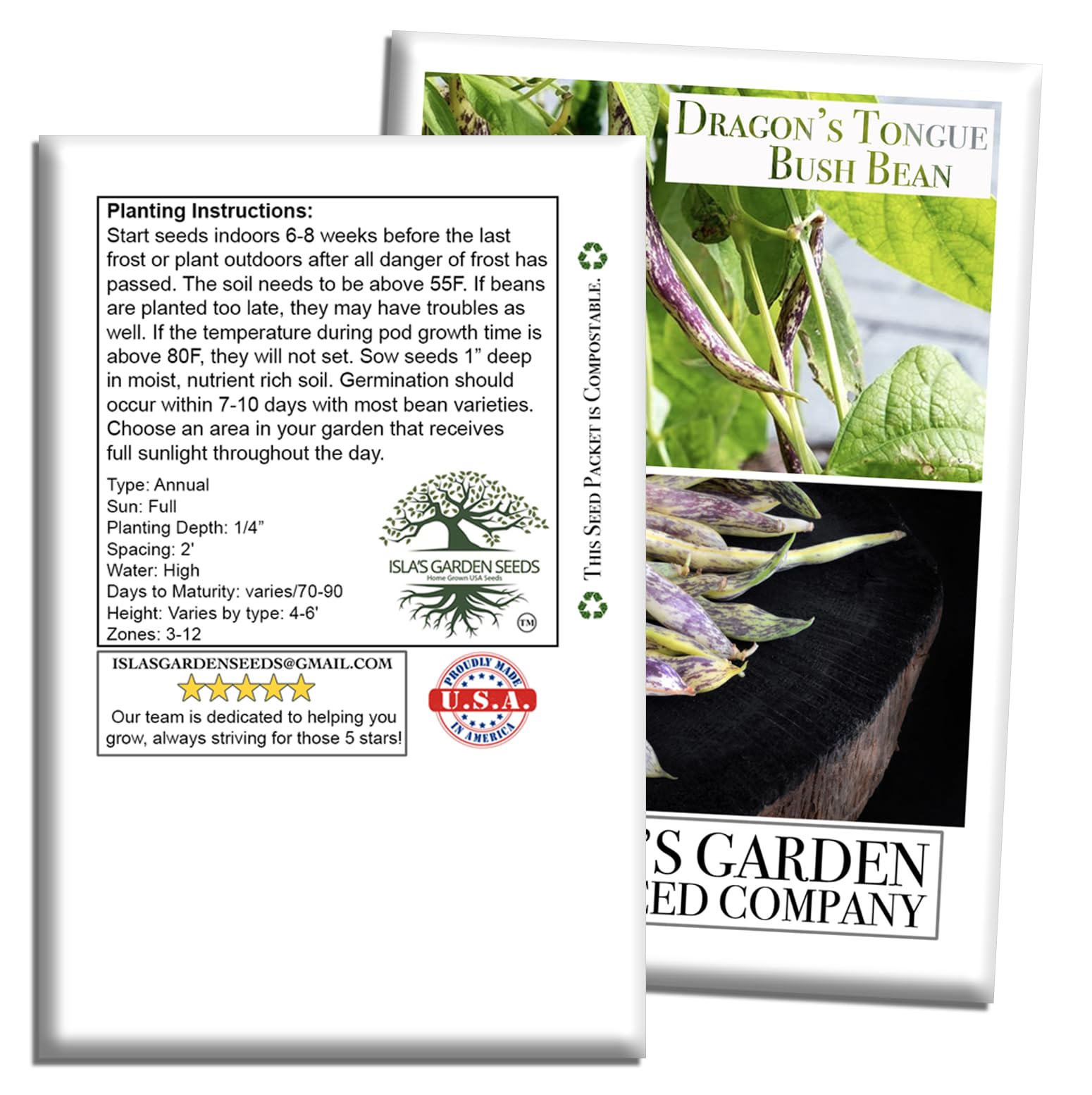 Compact bush Dragon's Tongue plants stay tidy without staking in sun