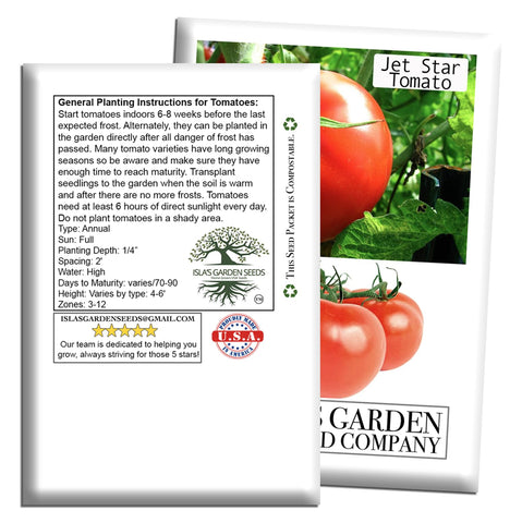 Bright sunny garden scene supporting Jet Star tomato growth