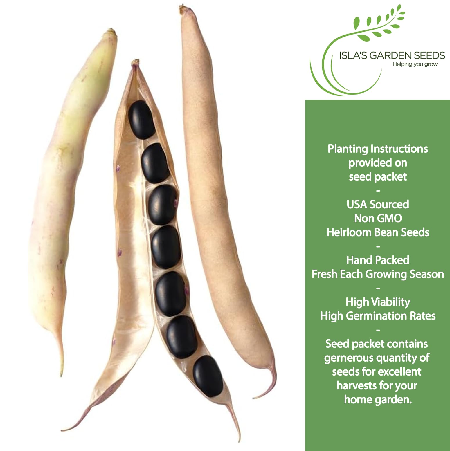Isla's Garden Seeds sowing-rows-guide shows spacing for germination.