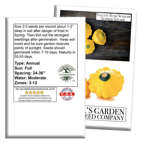 Isla's Garden Seeds tender yellow squash fruit prepared for grilling.