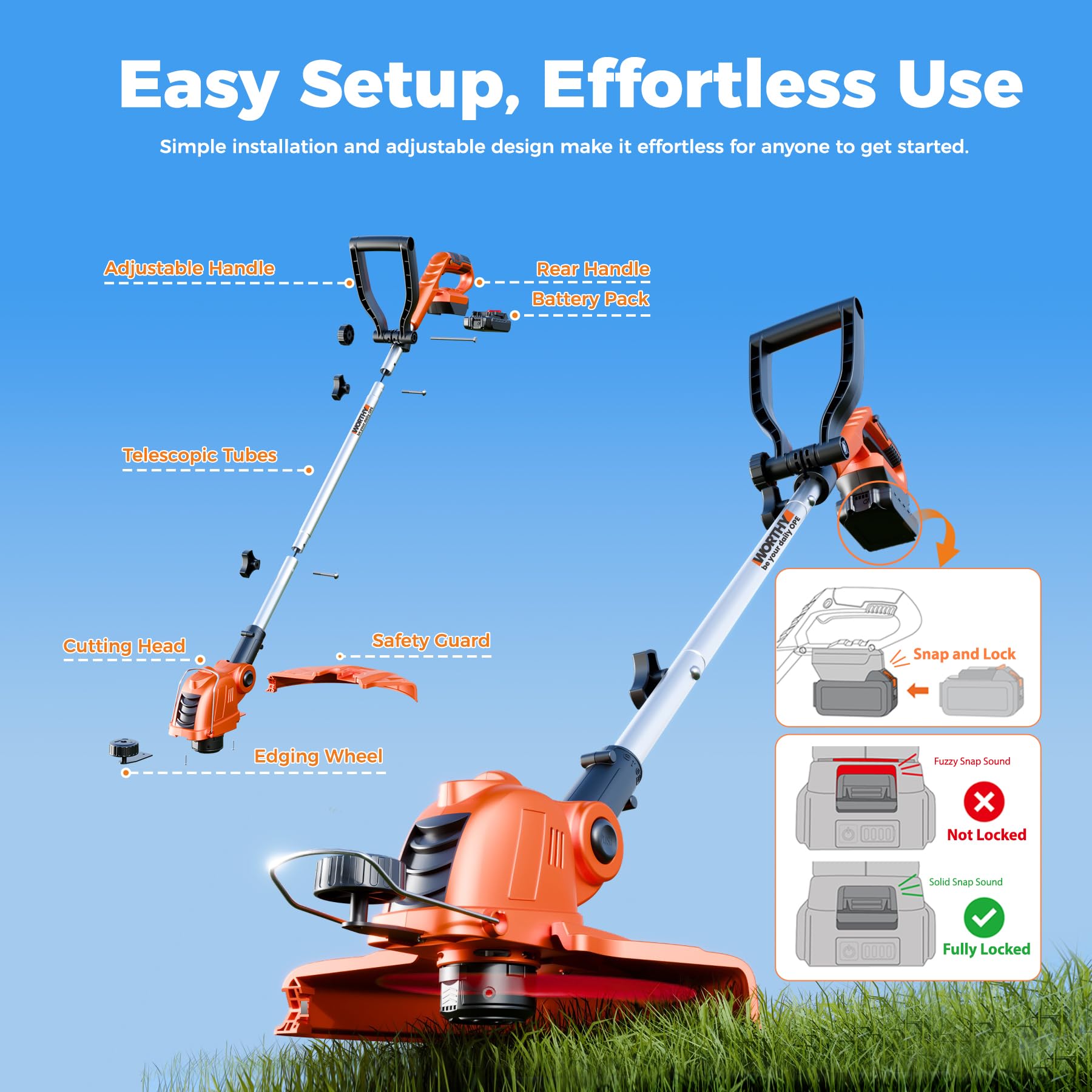 ISPRINTIME 12-inch cutting path covers more ground for efficient yards