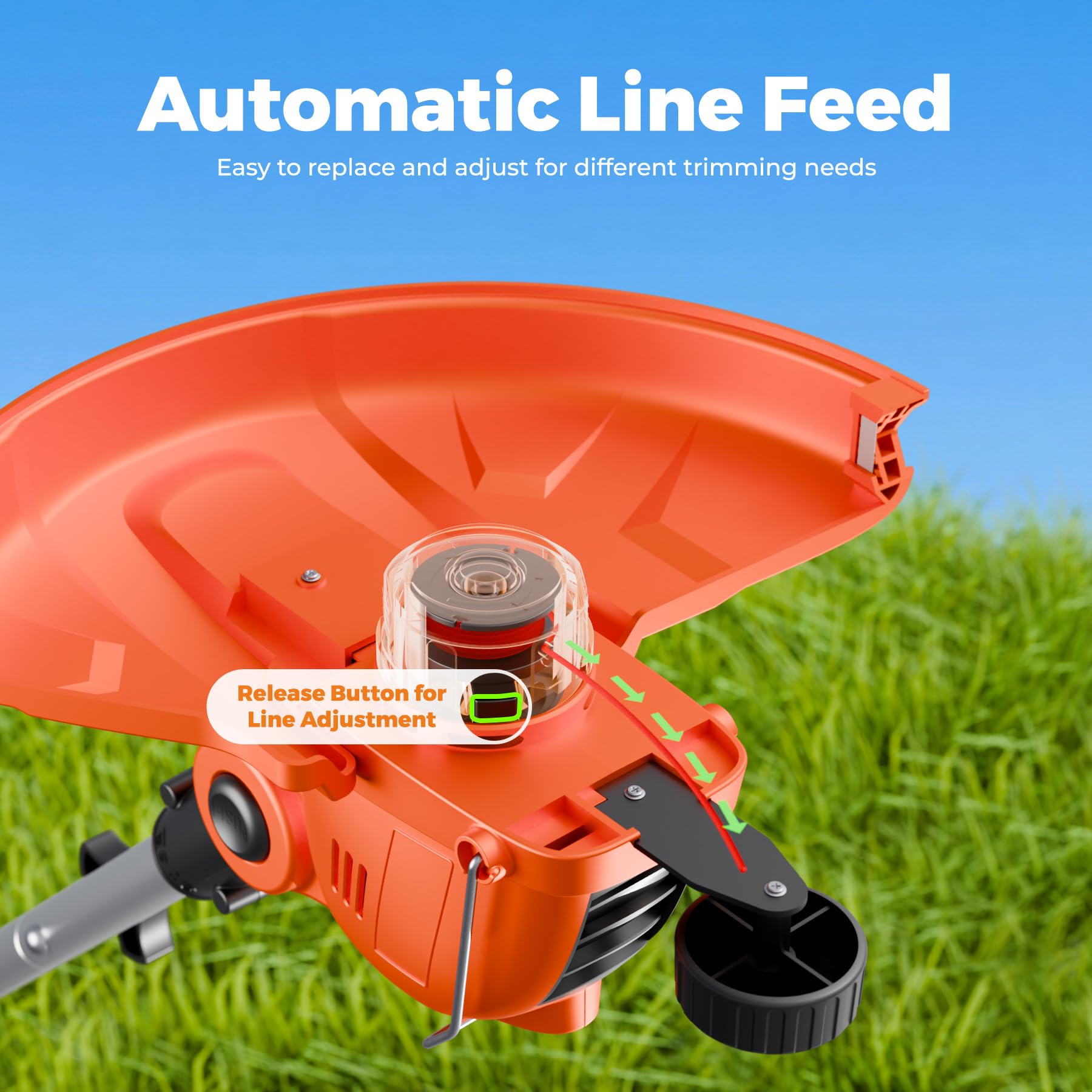 ISPRINTIME dual-function trimmer and edger for clean borders