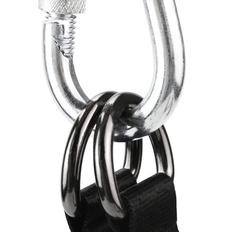 ISUSSER 29cm strap-length enables quick pull-up bar installations.