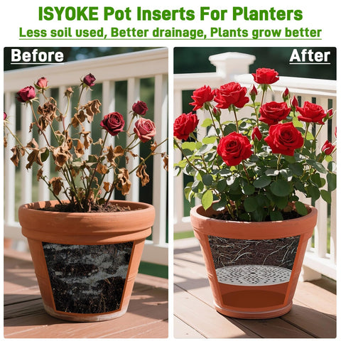 ISYOKE stainless steel planter insert construction for durability