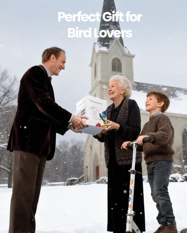 isYoung Smart Bird Feeder 170-degree lens broadens viewing angle