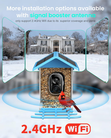 isYoung Smart Bird Feeder mobile app notifications keep you updated remotely