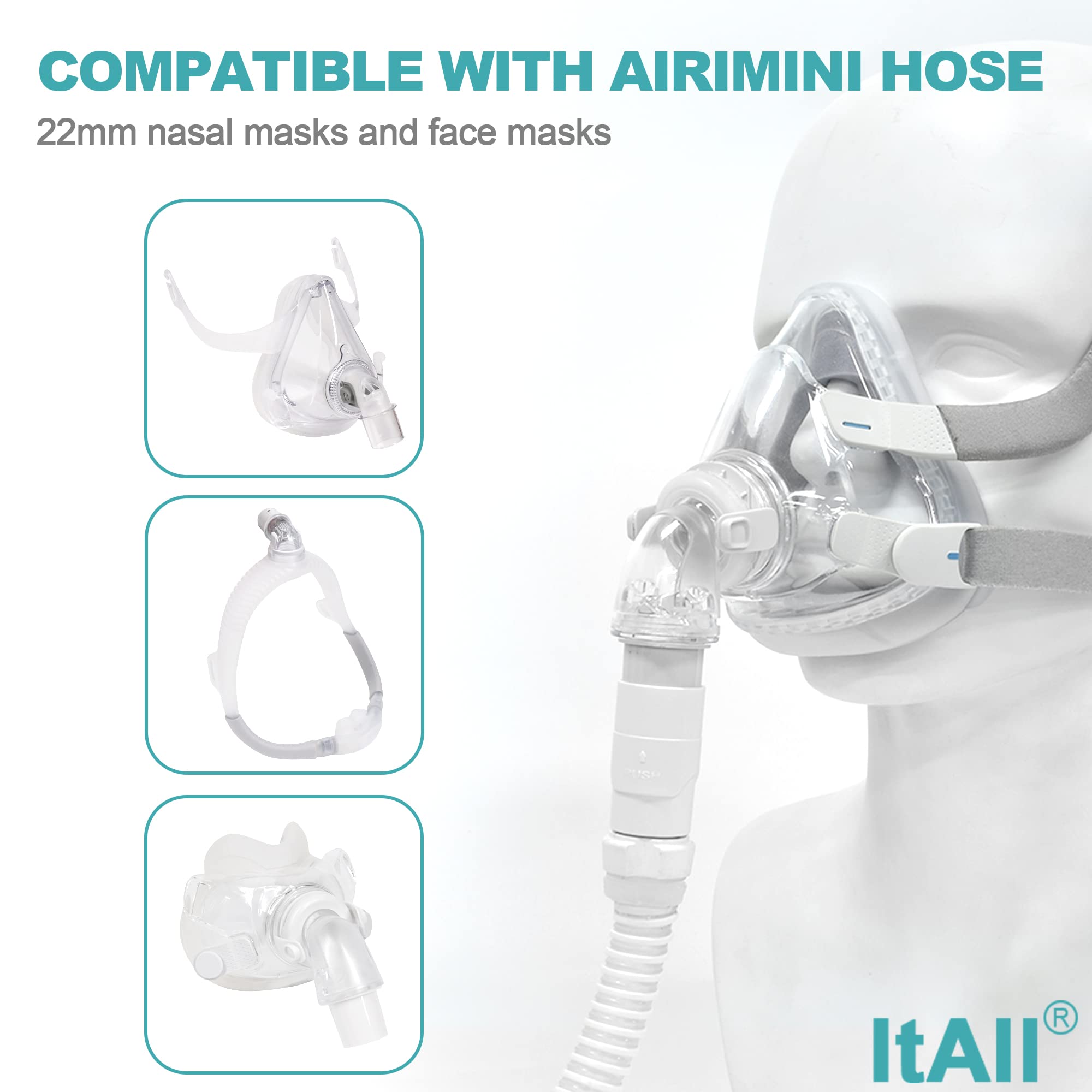 ItAll 22mm diameter tube-connector for versatile device compatibility