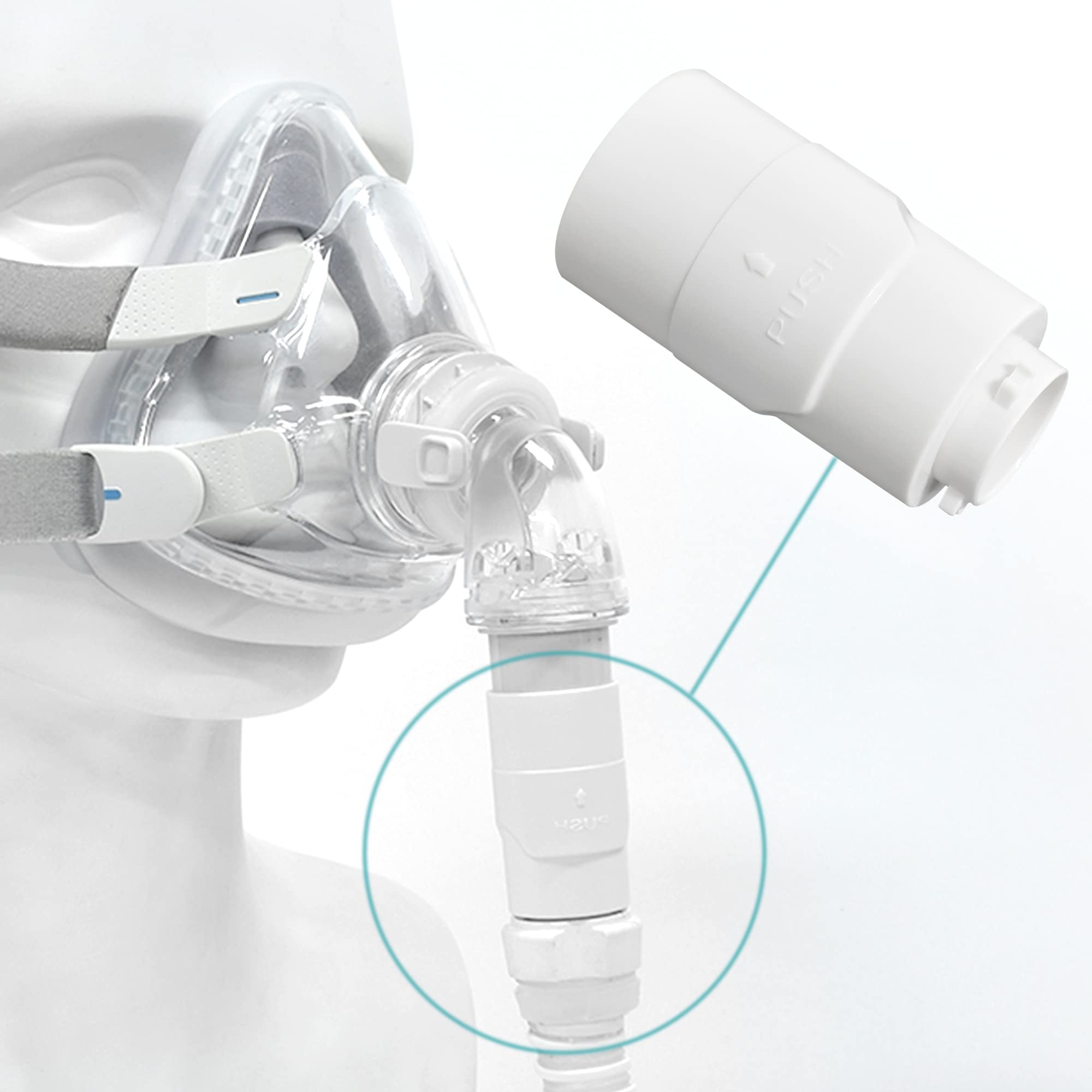 ItAll hose adapter connects 22mm hose for a secure, quieter connection