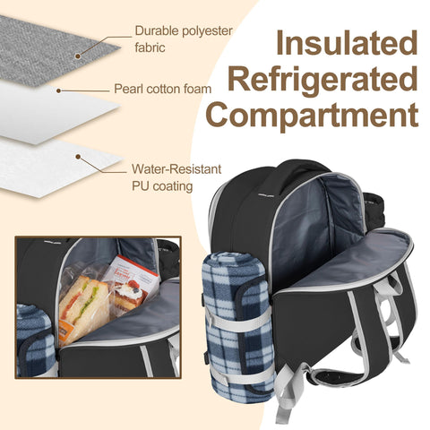 ITHWIU ergonomic padded straps offer comfortable carrying for long excursions.