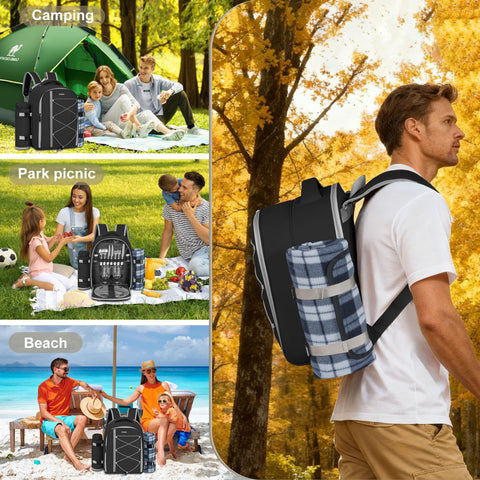 ITHWIU premium all-in-one picnic kit ideal for couples and romantic outings.