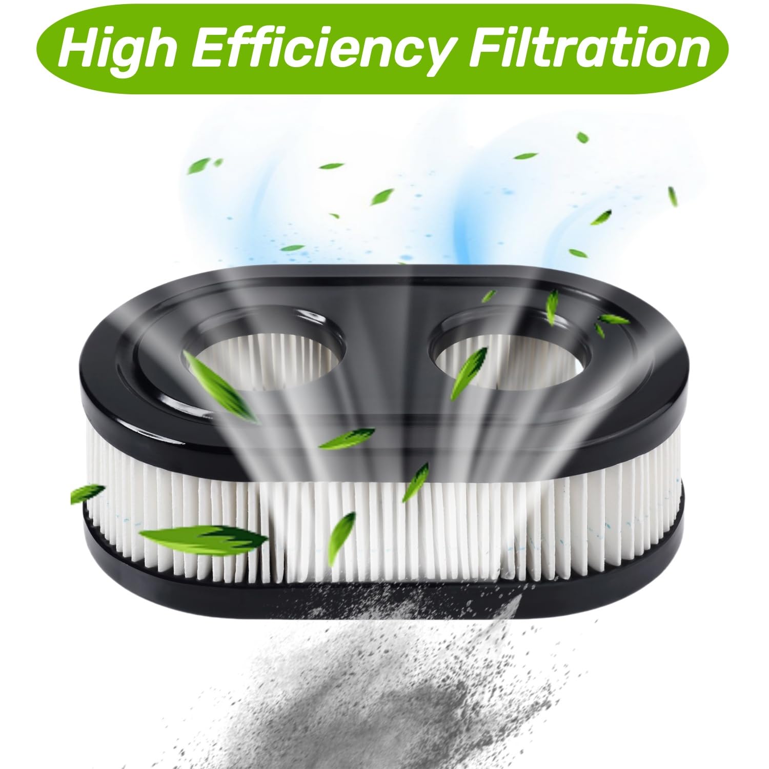 ITidyHome 593260 air filter offers high permeability for steady airflow and efficient operation.