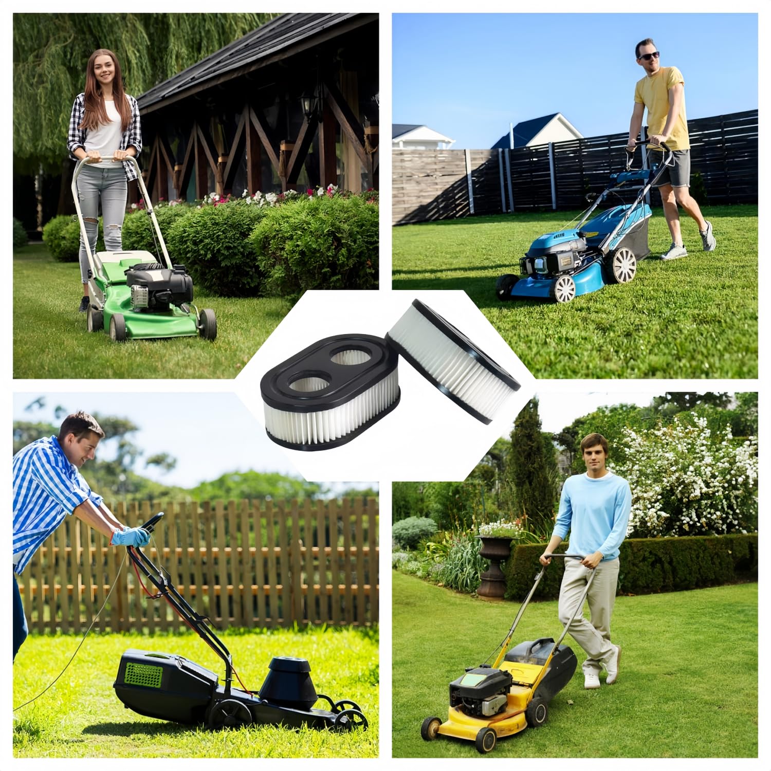 ITidyHome 593260 air filter compatible with TB series for ready mowing sessions.