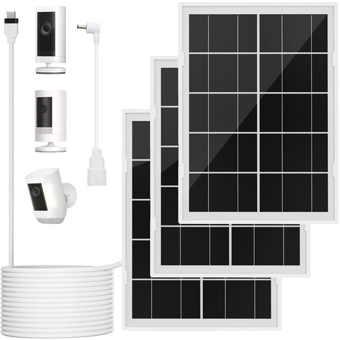 iTODOS 7W solar panel for Ring Stick Up Cam provides reliable outdoor charging