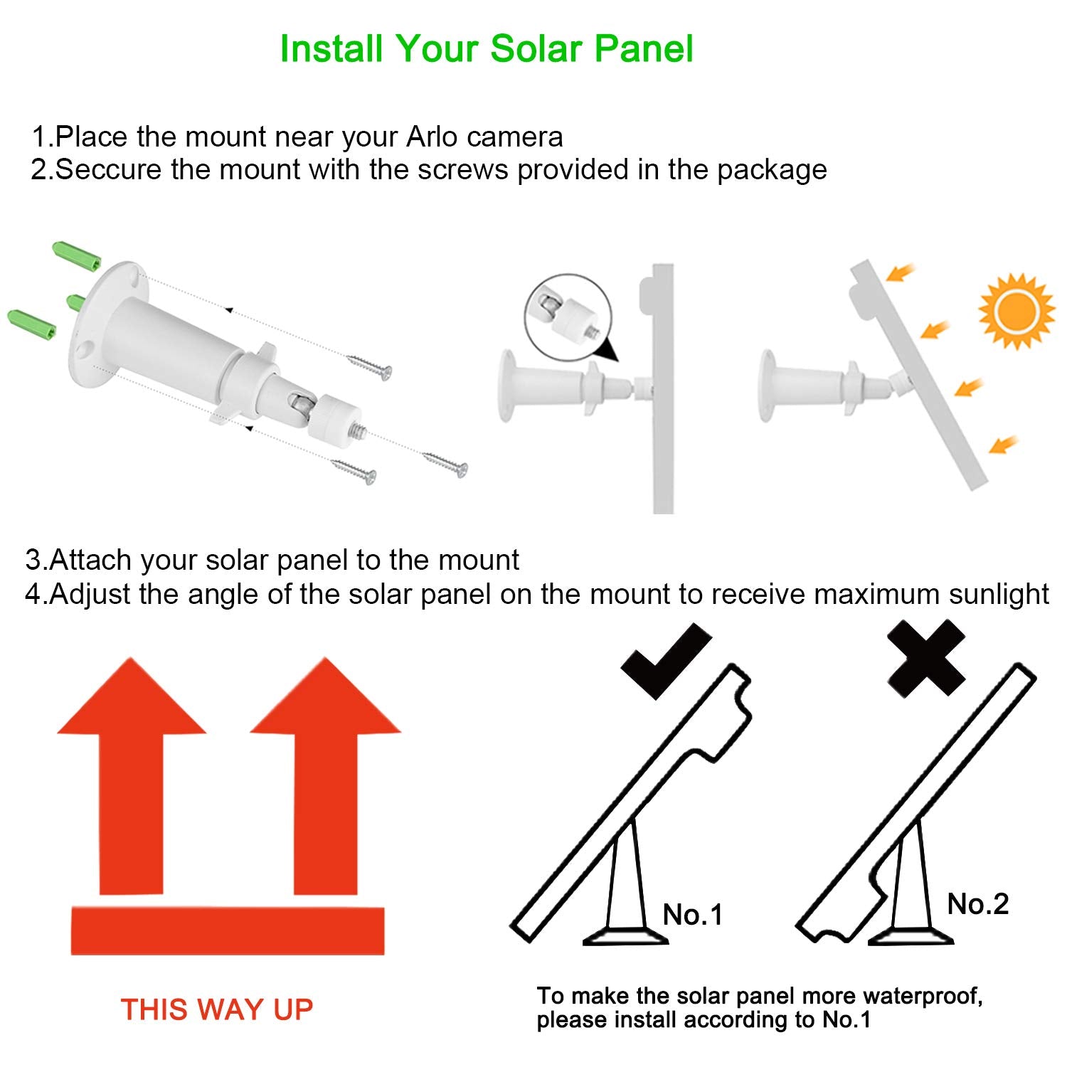 iTODOS monocrystalline-silicon panel ensures steady outdoor power.