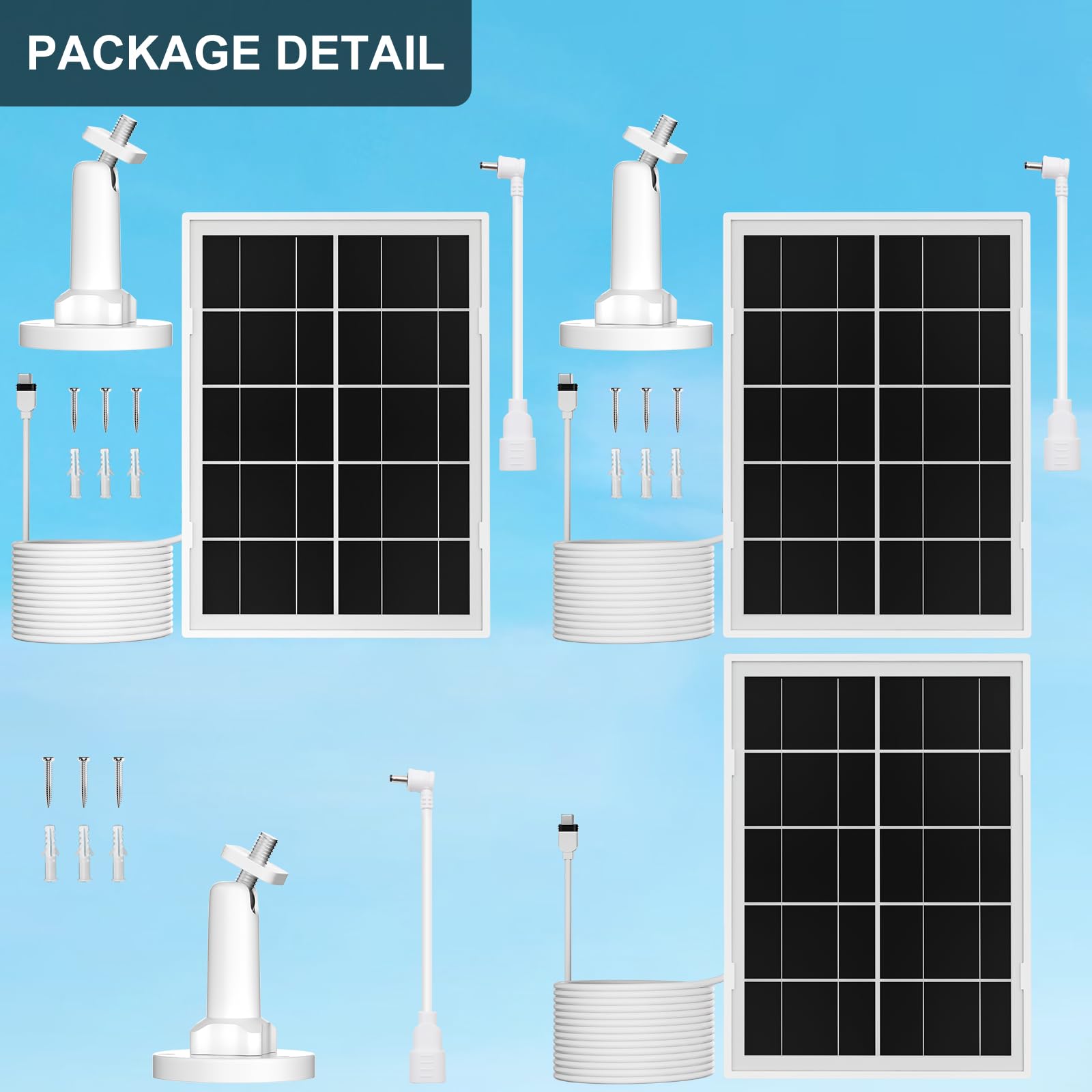 iTODOS wall plugs and screws support secure outdoor mounting