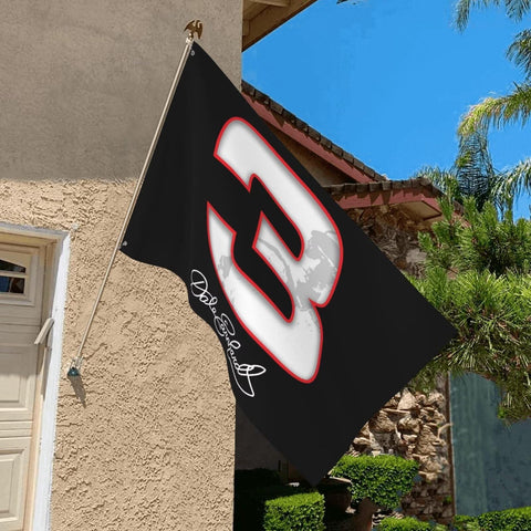 ITPHOYS Dale Earnhardt Sr flag with two metal grommets for secure mounting.