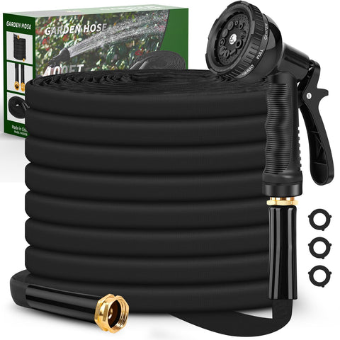 Itsonestep garden hose 100ft laid out for efficient yard watering