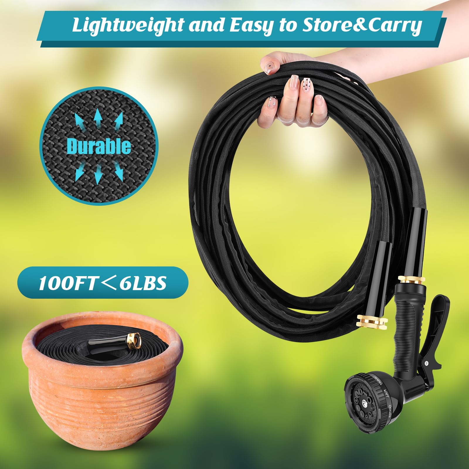 Itsonestep lightweight hose easy to maneuver around obstacles