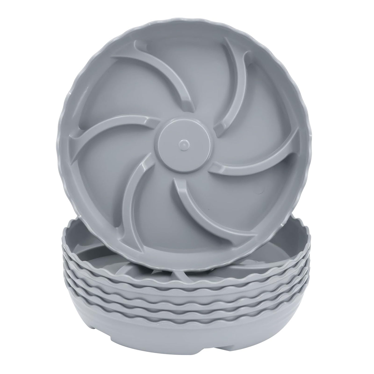 ittyfei 6-inch plant tray with compact design for clean drainage