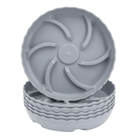 ittyfei 6-inch plant tray with compact design for clean drainage