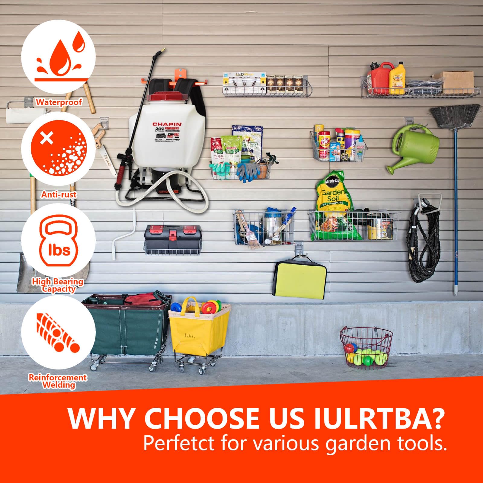 iulrtba easy-install kit enables quick and secure wall mounting