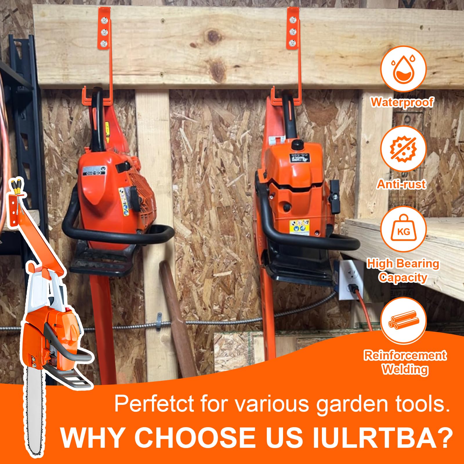 iulrtba fits most gas and electric chainsaws with ample spacing