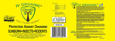 IV Organic 3-in-1 Plant Guard applied to roses for sun protection