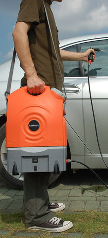 Ivation 12v car plug integration enables washing from your vehicle during trips.
