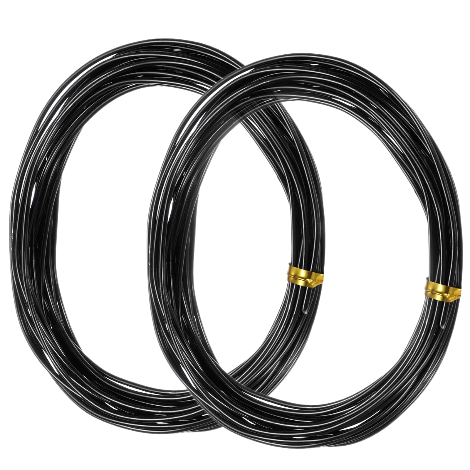 IVICOO bonsai wire 1.5mm black rolls for precise branch shaping, 65 feet total