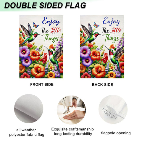 IVN 12x18 garden flag designed for porches and gardens.