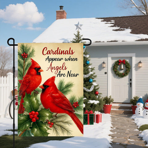 IVN Outdoor flag decor suitable for porches, gardens, and walkways.
