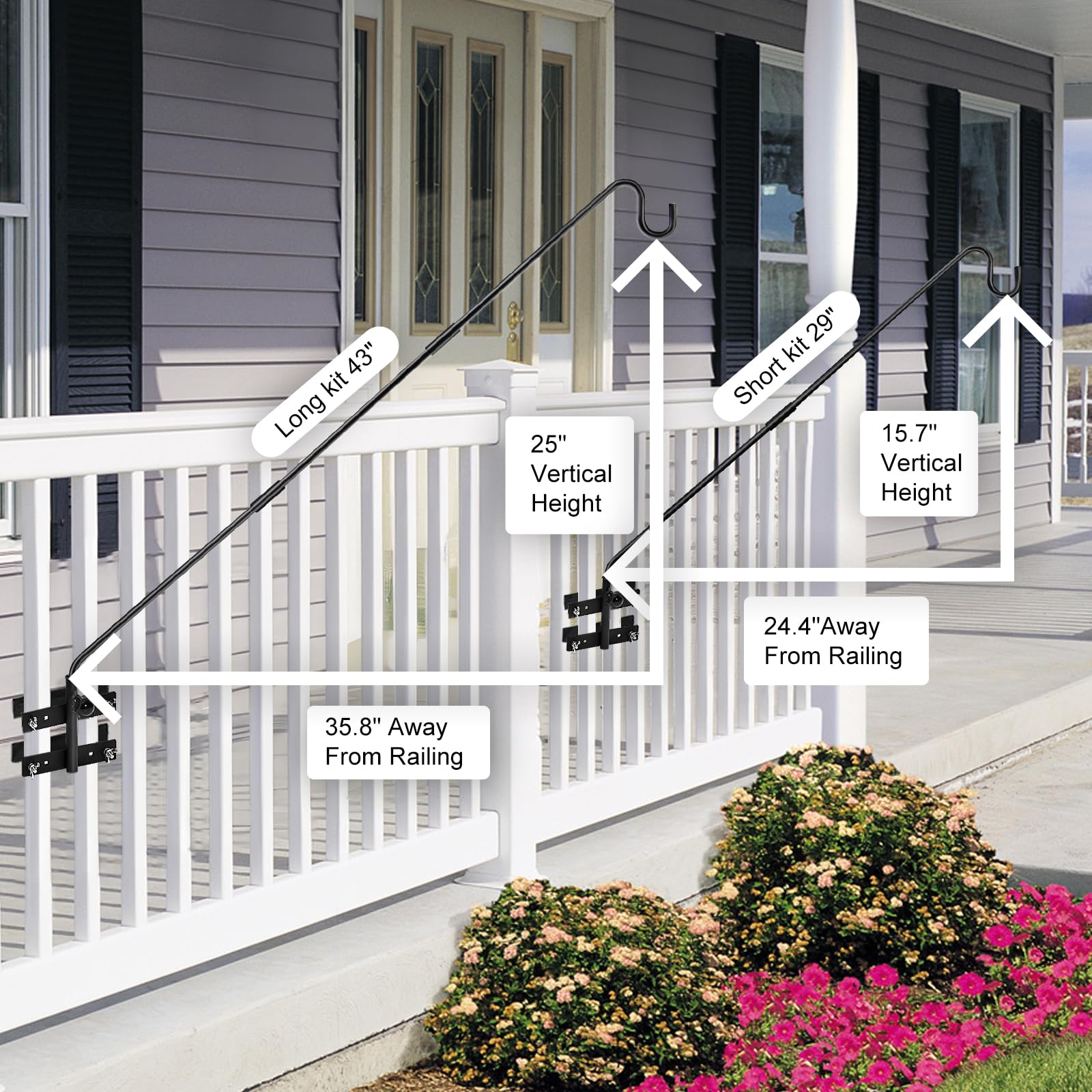 IVOODi multi-use deck hook featuring adjustable height for precise placement.