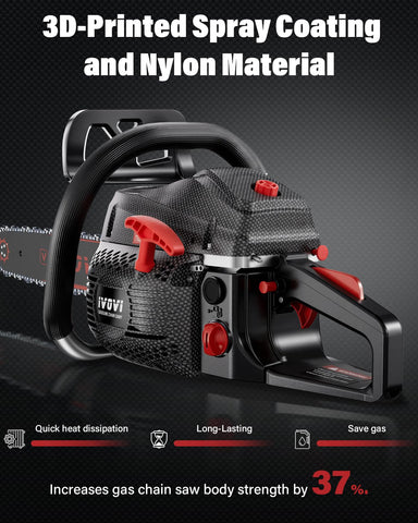 Easy-Start recoil helps ignition with fewer pulls