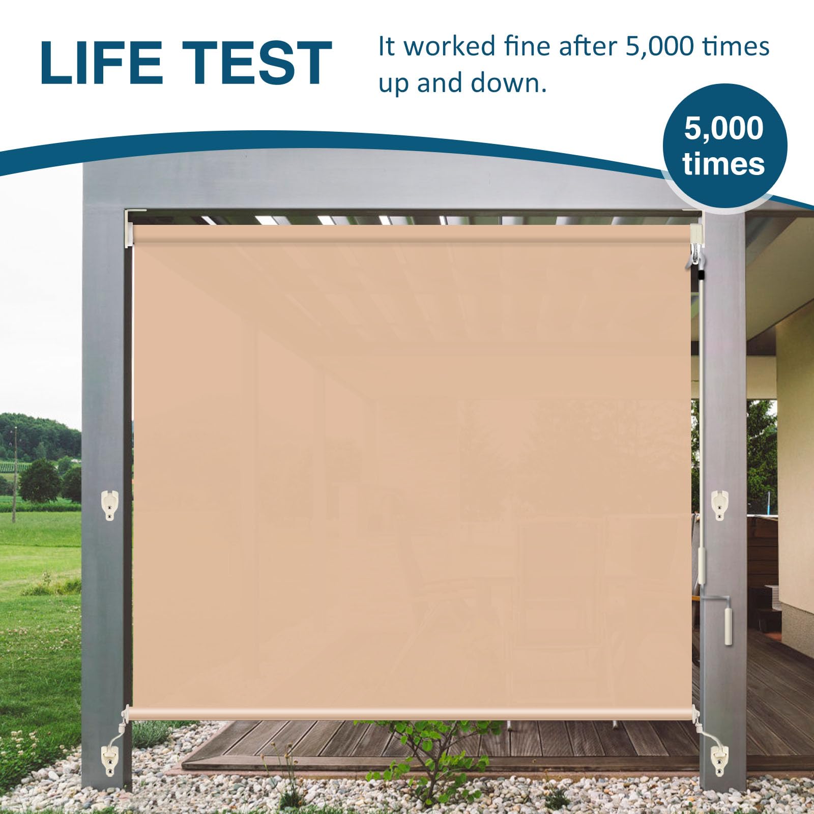 IVYSUN bracket passing 5,000 lift cycle durability test.