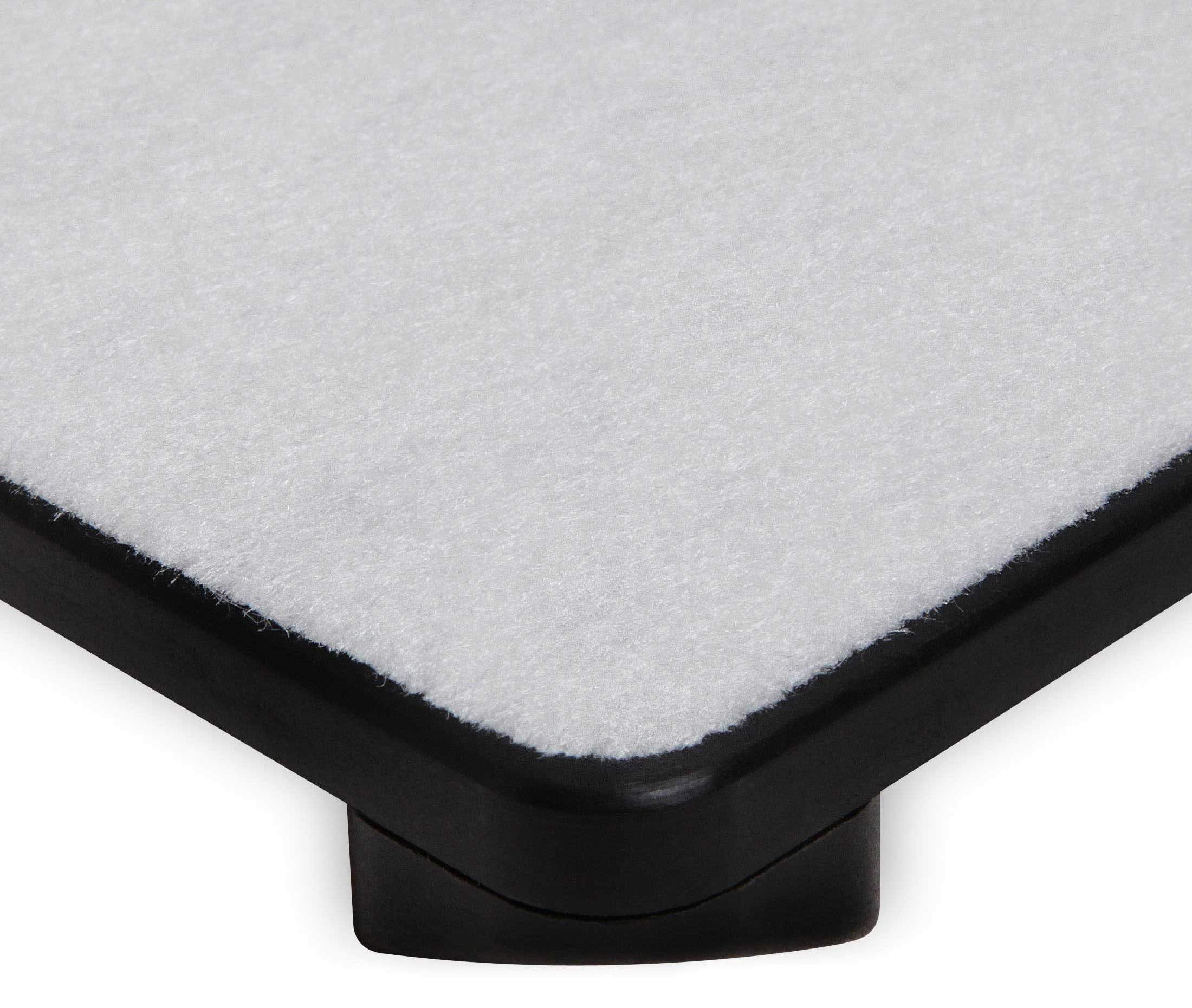 Iwan Simonis X-1 static and capillary action lifts chalk from cloth without spreading it.