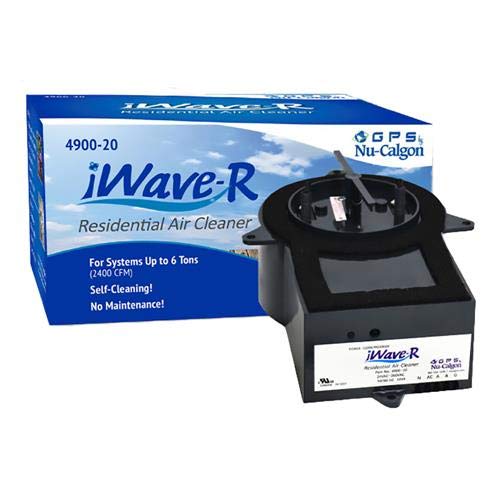 iWave-R residential IAQ ion generator on table improves indoor air quality.