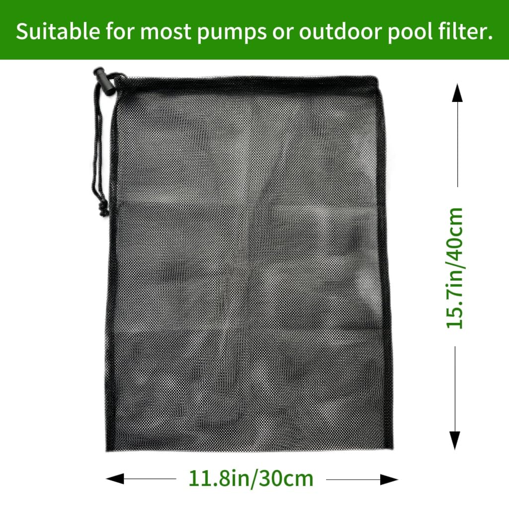 IWBOTQ pond pump filter bag keeps intake clean for steadier flow.