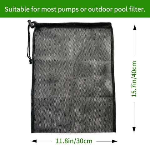 IWBOTQ pond pump filter bag keeps intake clean for steadier flow.