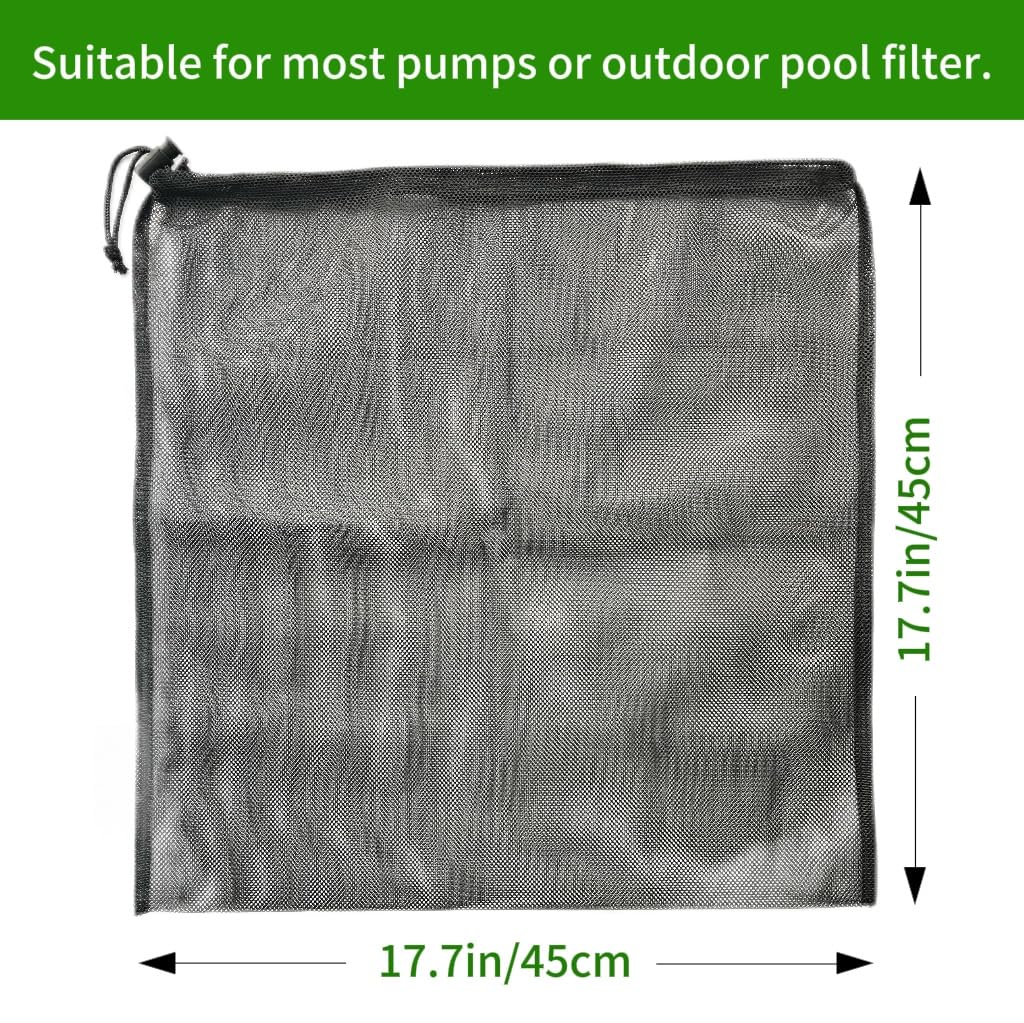 IWBOTQ pump filter bag mesh prevents clogs and maintains strong water flow
