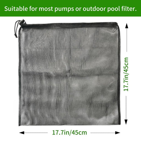 IWBOTQ pump filter bag mesh prevents clogs and maintains strong water flow