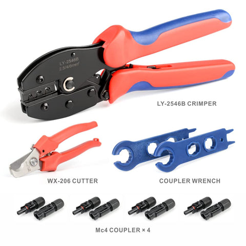 IWISS iCrimp all-in-one Oxford bag keeps tools organized.