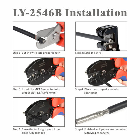 IWISS iCrimp IWS4 solar connector wrench assisting quick connections.