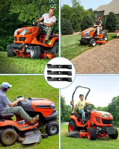 IWIWE 588811002 rust-resistant coating for durable mowing performance.