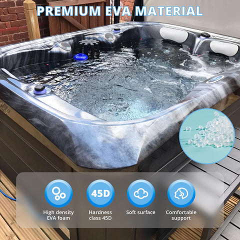 IWIWE EVA foam 45D core detail for durable, flake-free comfort.
