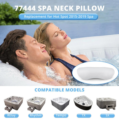 IWIWE hot tub head rest compatibility chart showing broad model fit.