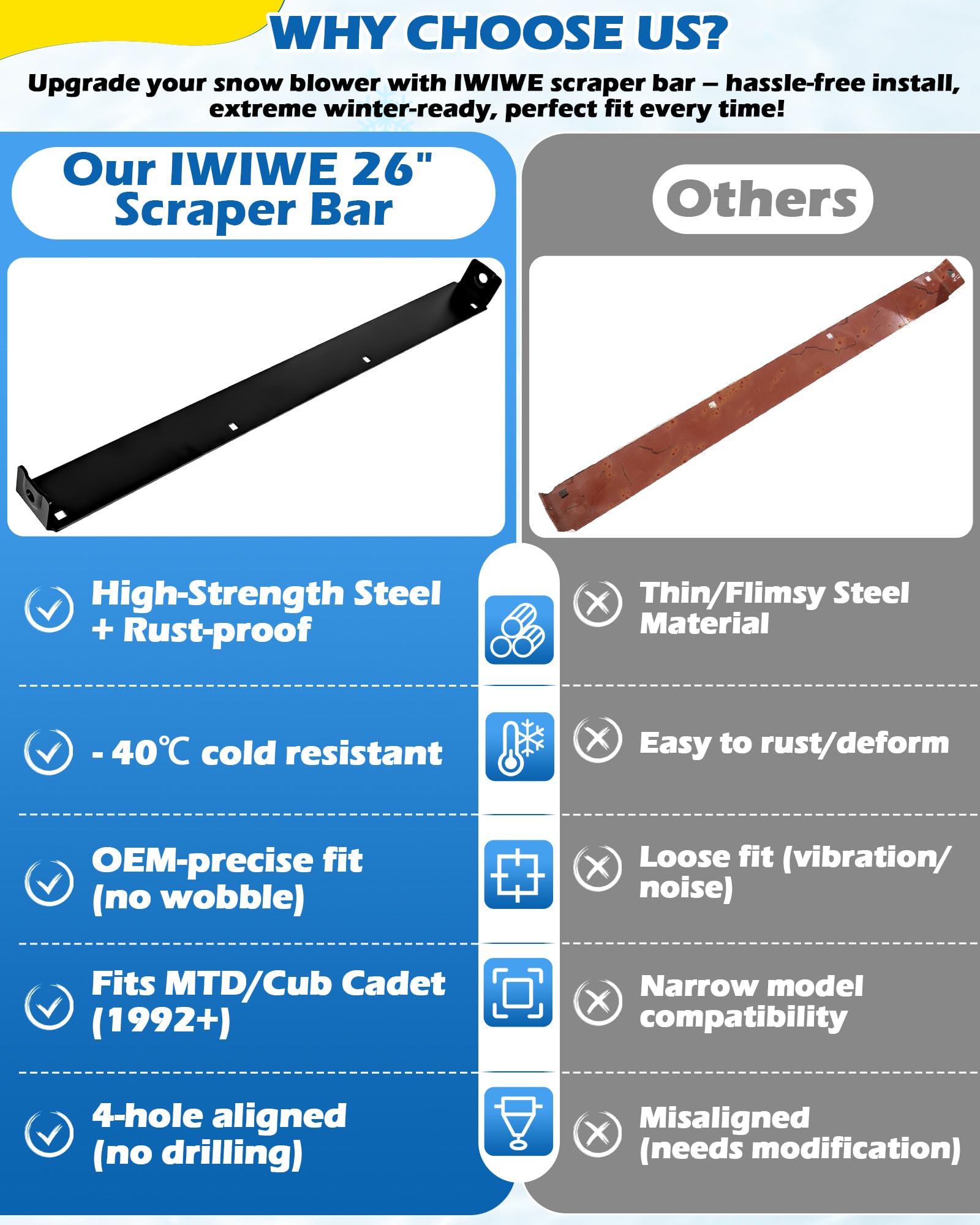 IWIWE scene shows a clean driveway after efficient snow and ice scraping.