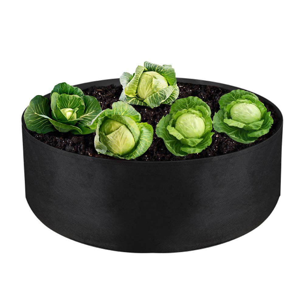 IWNTWY 15-gallon grow bag close-up fabric shows breathable material for healthy roots.